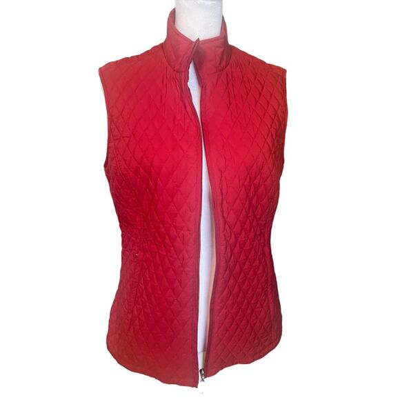 Cutter & Buck Jackets & Blazers - Cutter & Buck Women's Red Quilted Vest Size Medium